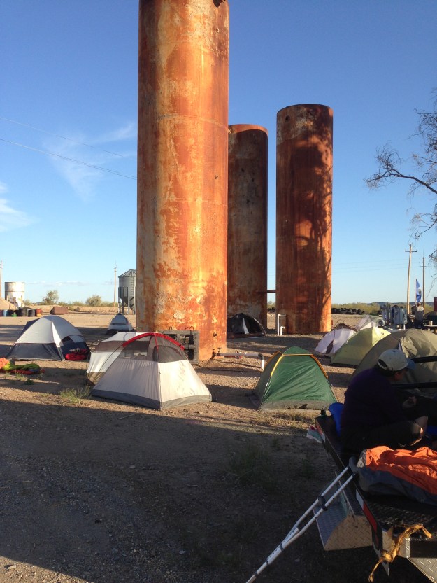 Abandoned tanks on Jonoba Bean farm