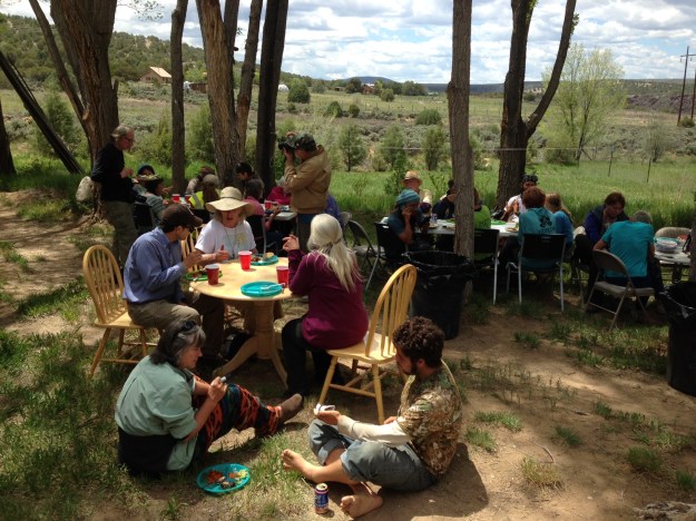 Picnic at arroyo Hondo