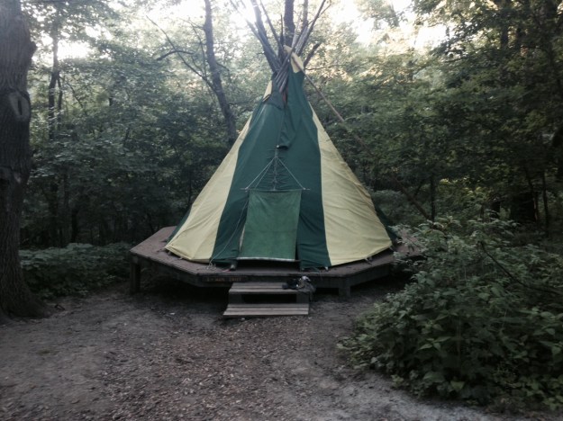 Teepee at Platte River State Park