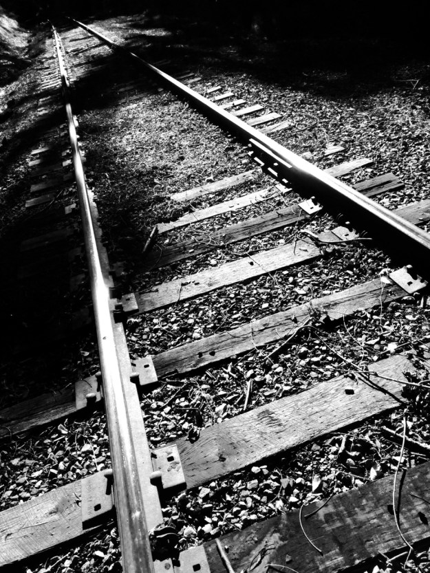 It's hard to keep a good rhythm walking from trestle to trestle